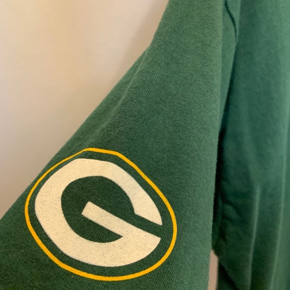 Vintage Lee Sport Green Bay Packers NFL Logo Graphic Tee Size L - Picture 7 of 13